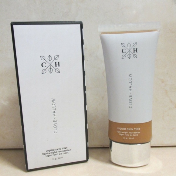 CLOVE + HALLOW LIQUID SKIN TINT LIGHTWEIGHT FOUNDATION #08 (31 ML) BOXED - Picture 1 of 1
